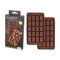 Schokoladentafelform 2-tlg. Chocolaterie braun RBV Birkmann