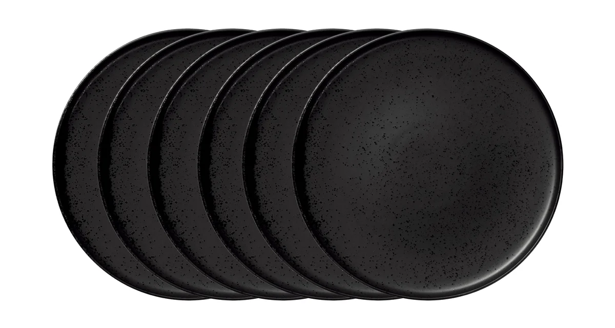 Essteller 26 cm Coppa Kuro 6-tlg.