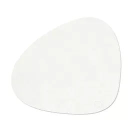 Tischset L 37x44 cm Curve Nupo pure white LINDDNA