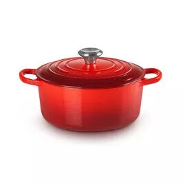 Bräter mit Deckel 24 cm Signature Kirschrot Le Creuset