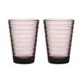 Trinkglas 2er-Set 0,33 l Aino Aalto Violett Iittala