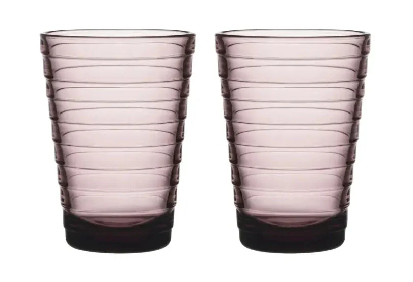 Trinkglas 2er-Set 0,33 l Aino Aalto Violett