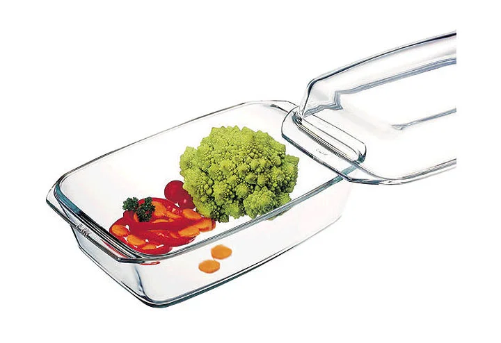 Schüssel m.Deckel eckig Simax 3,2ltr.+2,2ltr.
