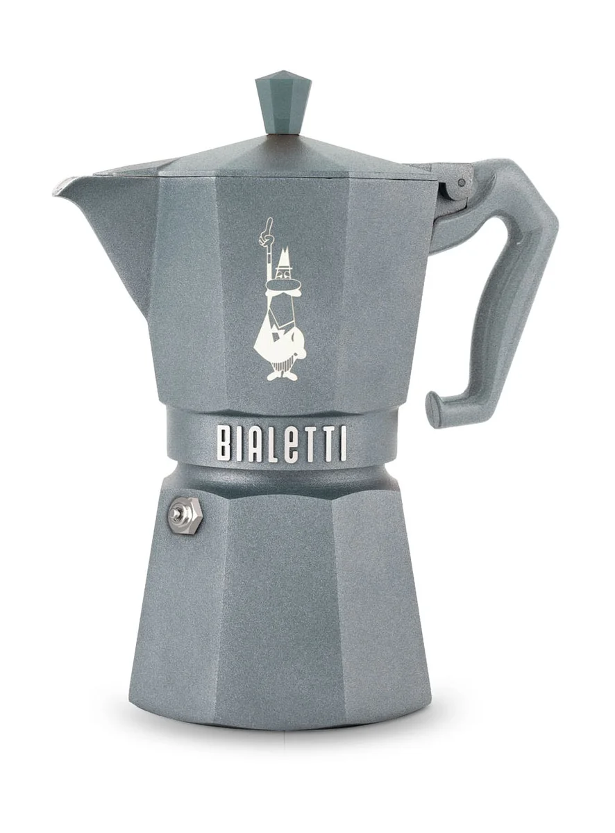 Bialetti Espressokocher 6 Tassen Moka Express Exclusive Induction Grey
