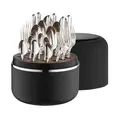 The Box - Belvedere 150 g versilbert inkl. 24-tlg Besteckset Marble Cut Robbe & Berking