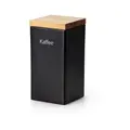 Vorratsdose 10x10x20,5 cm schwarz Continenta