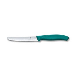 Tomaten- und Tafelmesser 11 cm Swiss Classic grün Victorinox