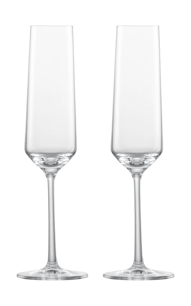 Sektglas mit Moussierpunkt 2er-Set Pure