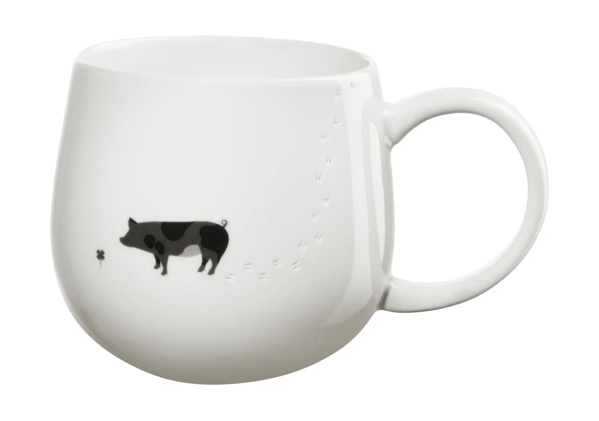 Mouga Footprints Henkelbecher Pig 0,4 l