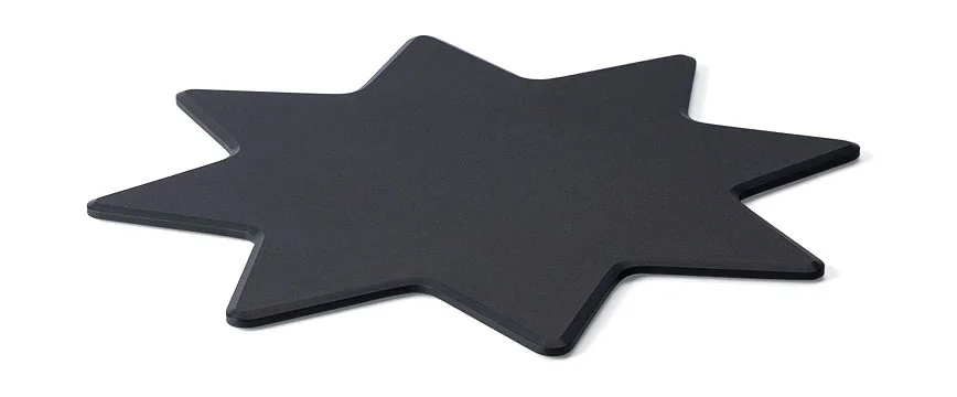 Duracore Servierbrett Stern 33,5 cm schwarz