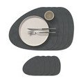 Tischset 37x44 cm Curve L Nupo Anthracite 4er Geschenkset LINDDNA