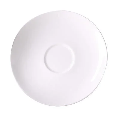 Café au Lait Untertasse 16 cm Fine Bone China Classic weiß