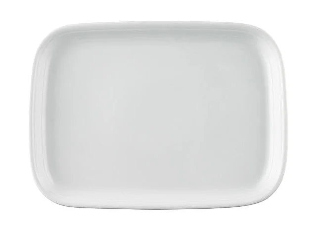 Platte 33x25 cm Trend Weiß