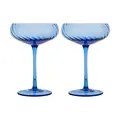 Champagner-Schale 2er-Set Opacity blau Byon