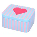 Geschenkbox Streifen mit Herz12x10x6cm RBV Birkmann