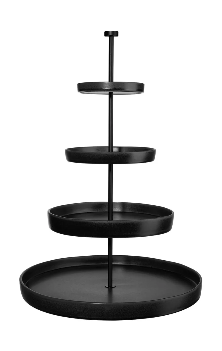 Etagere 4-stufig Grande Nero Black Iron