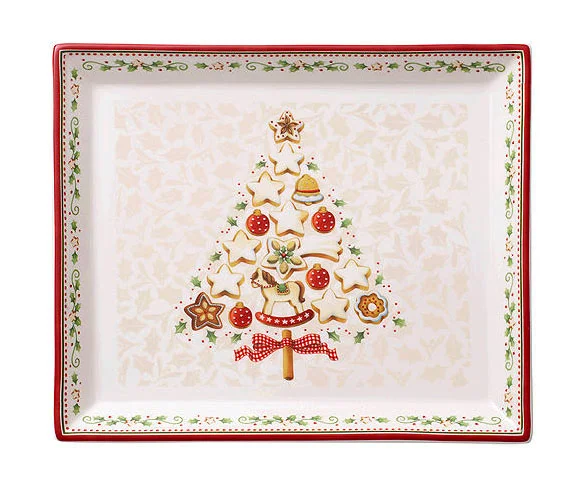 Gebäckplatte 27x22,5 cm rechteckig Winter Bakery Delight Neue Form 2016