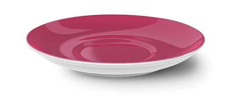 Kaffee-Untertasse 14 cm Solid Color Himbeere