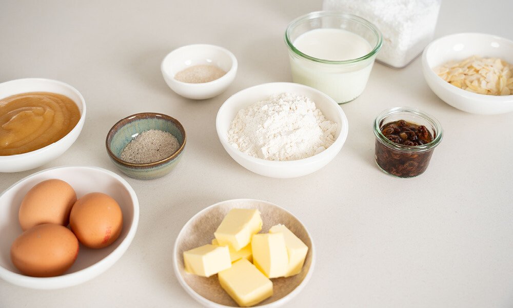 Kaiserschmarrn-Rezept-Zutaten-Eier-Butter-Mehl