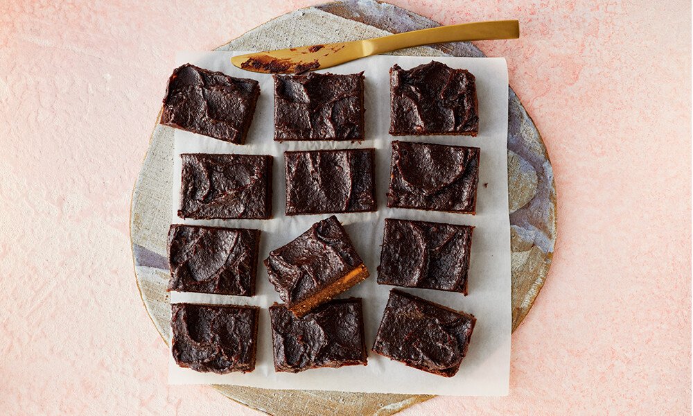 tischwelt Rezept Kochbuch Küchenratgeber Süßkartoffel Brownies GU-Verlag