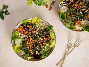 Orientalische Salatbowl