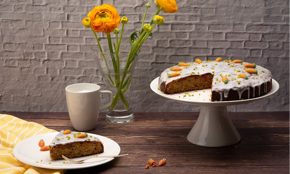 Karottenkuchen 1000x600px