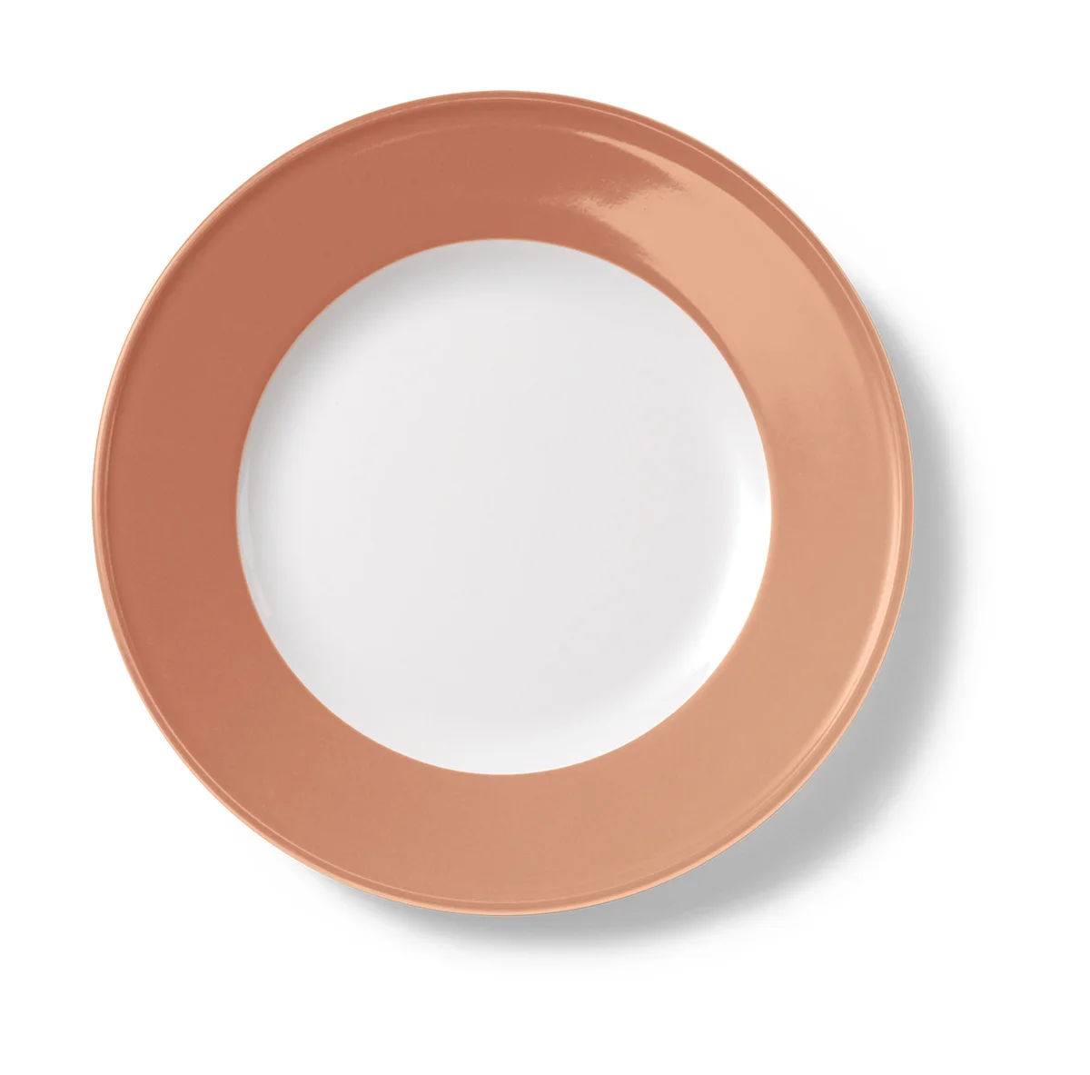 Teller flach 26 cm Fahne Solid Color blush