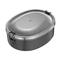 Lunchbox 18x14 cm Monte schwarz Cilio
