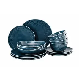 Geschirr-Set 16-tlg. Junto Ocean Blue Rosenthal