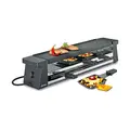 Raclette für 4 55x12x11 cm Compact schwarz Spring
