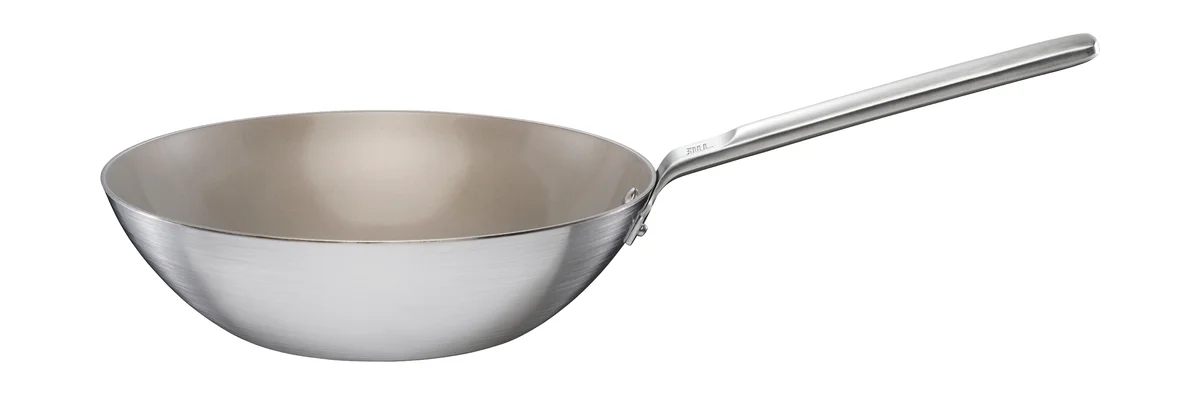 Stahl-Wok 28 cm Norden edelstahl
