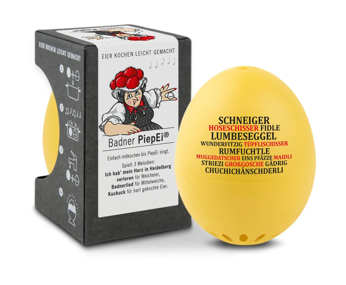 PiepEi Eieruhr Baden gelb