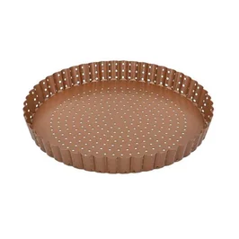 Quiche- und Tarteform 25 cm champagner RBV Birkmann