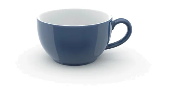 Kaffee Obere 0,25ltr. Solid Color indigo