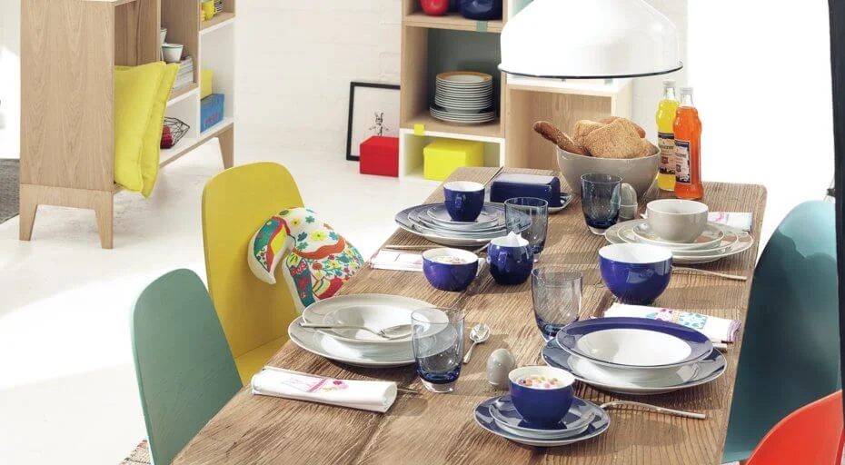 Blaue Schalen