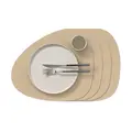Tischset L 4er-Set Curve Nupo sand LINDDNA