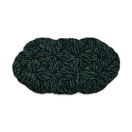 Türmatte 80x40 cm Coco Swirl grün/schwarz Hay