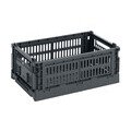 Aufbewahrungsbox 27x17x11 cm Colour Crate holzkohle Hay
