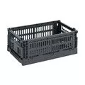 Aufbewahrungsbox 27x17x11 cm Colour Crate holzkohle Hay