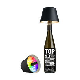 LED-Leuchte 11 cm 1,3 W Top 2.0 schwarz mit RGB-Farbwechsel  Sompex