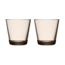 Trinkglas 2er-Set 0,21 l Kartio Linen Iittala