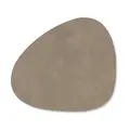 Glasuntersetzer 11x13 cm Curve Nupo nomad grau LINDDNA