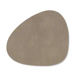 Glasuntersetzer 11x13 cm Curve Nupo nomad grau LINDDNA