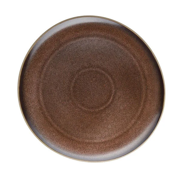 Teller flach 27 cm Junto Bronze