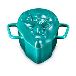 Star Trek Pearlized Blue Riviera Balok-Mini-Cocotte 0,3 l Le Creuset