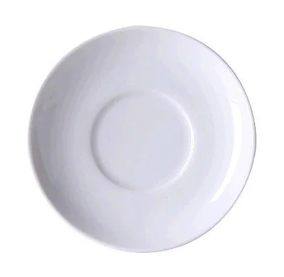 Kaffee-Untertasse 14 cm Solid Color Weiß