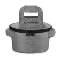 Tragetasche rund grau für Bräter und Töpfe 28 und 30cm Le Creuset