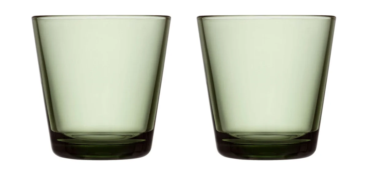 Trinkglas 2er-Set 0,21 l Kartio Tannengrün