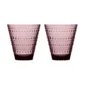 Glas 2er-Set Kastehelmi violett Iittala