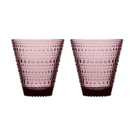 Glas 2er-Set Kastehelmi violett Iittala
